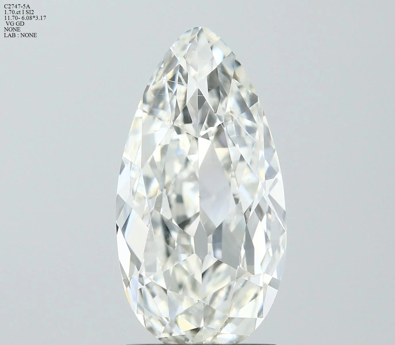 1.70 ct. I/SI2 Old Miner Diamond