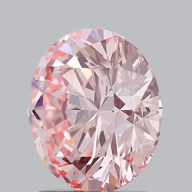 1.71 ct. Fancy Intense Pink/VVS2 Round Lab Grown Diamond