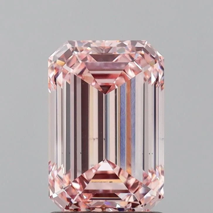 1.71 ct. Fancy Pink/VS1 Emerald Lab Grown Diamond