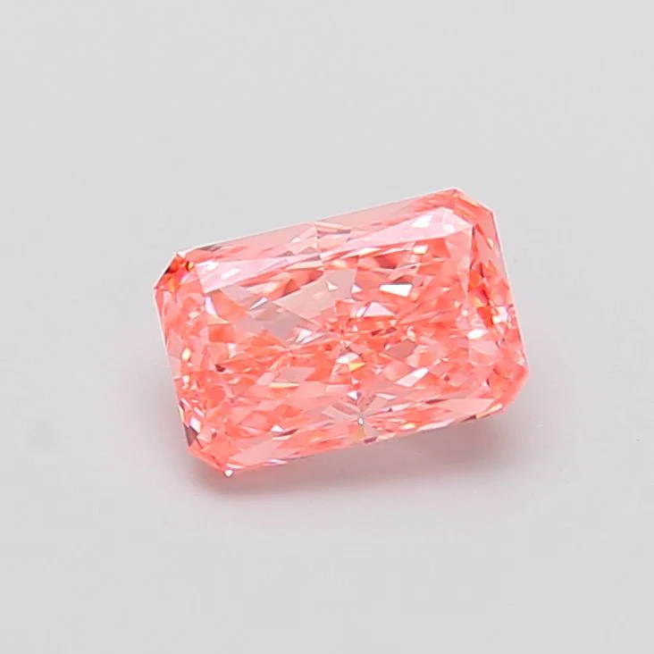 1.71 ct. Fancy Vivid Pink/VVS2 Radiant Lab Grown Diamond