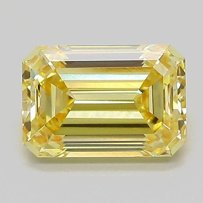 1.71 ct. Fancy Yellow/VVS2 Emerald Lab Grown Diamond