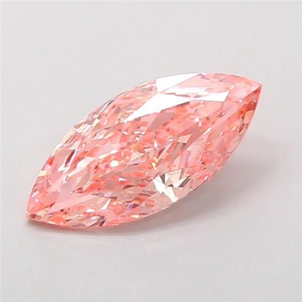 1.72 ct. Fancy Vivid Pink/VS2 Marquise Lab Grown Diamond