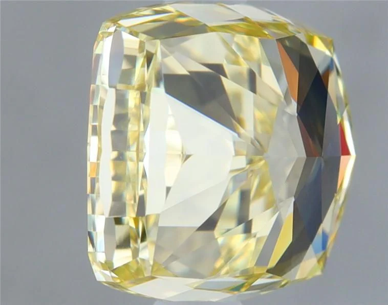 1.73 ct. Fancy Yellow/VS1 Cushion Brilliant Diamond