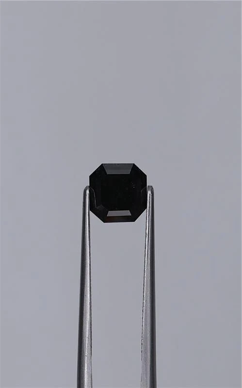 1.76 ct. Fancy Black/VVS2 Asscher Diamond