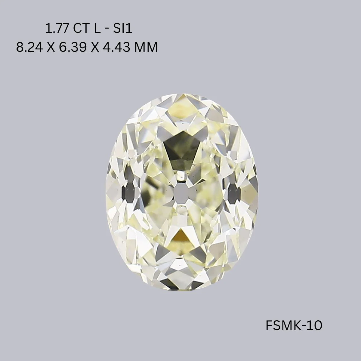 1.77 ct. L/SI1 Oval Diamond