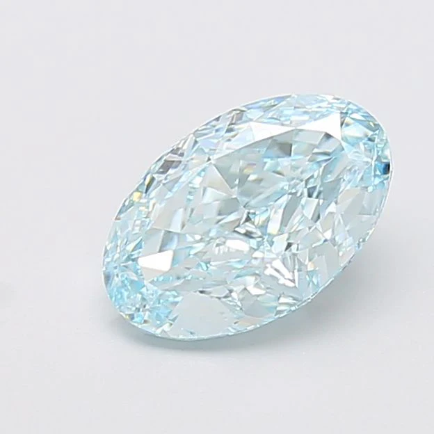 1.78 ct. Fancy Intense Blue/VVS2 Oval Lab Grown Diamond