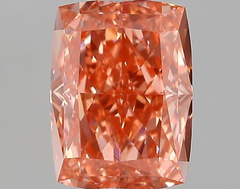 1.83 ct. Fancy Vivid Pink/VS1 Cushion Modified Lab Grown Diamond