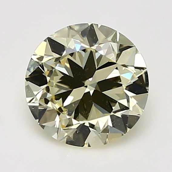 1.86 ct. Fancy Light Yellow/IF Round Diamond