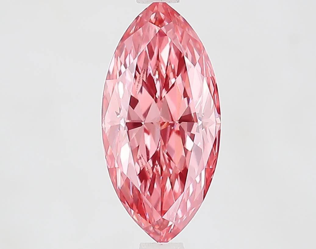1.89 ct. Fancy Vivid Pink/VVS2 Marquise Lab Grown Diamond