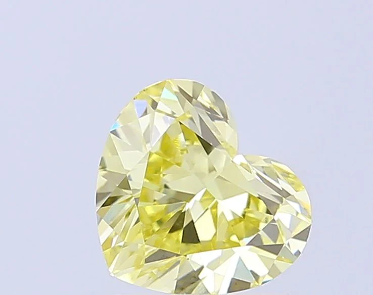 1.90 ct. Fancy Intense Yellow/VVS2 Heart Lab Grown Diamond