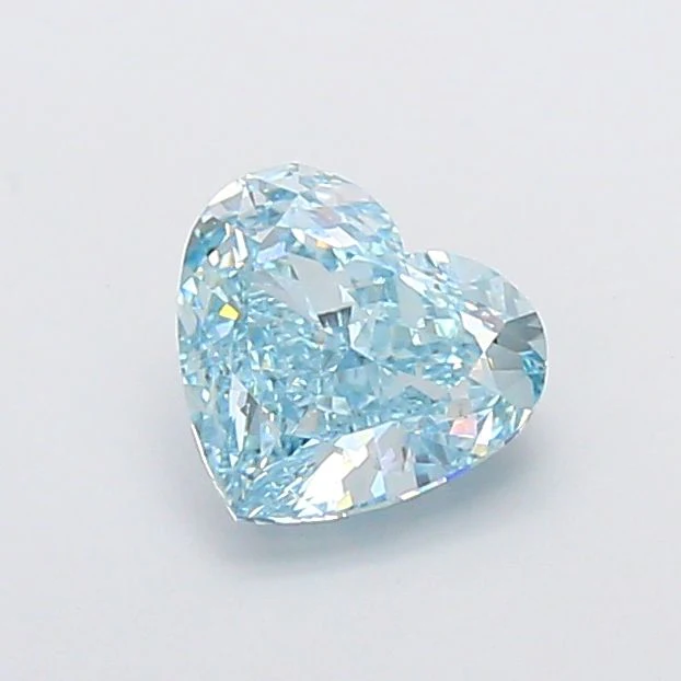 1.91 ct. Fancy Vivid Blue/VVS2 Heart Lab Grown Diamond