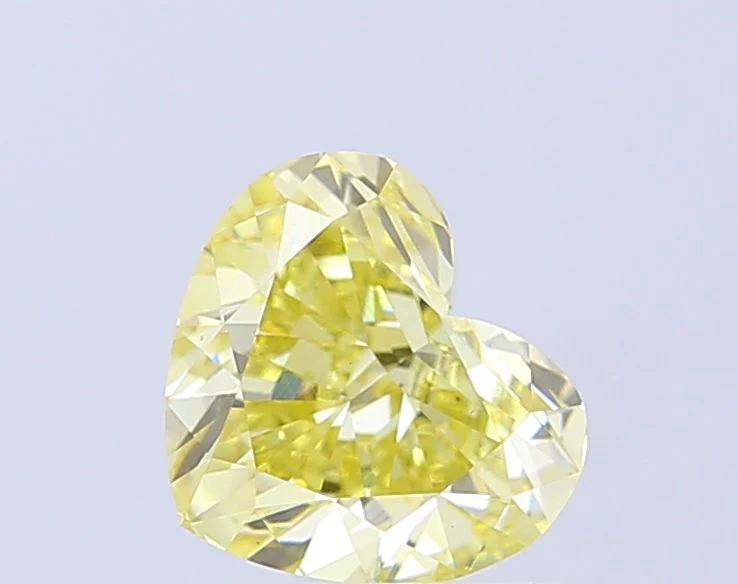 1.94 ct. Fancy Intense Yellow/VS1 Heart Lab Grown Diamond