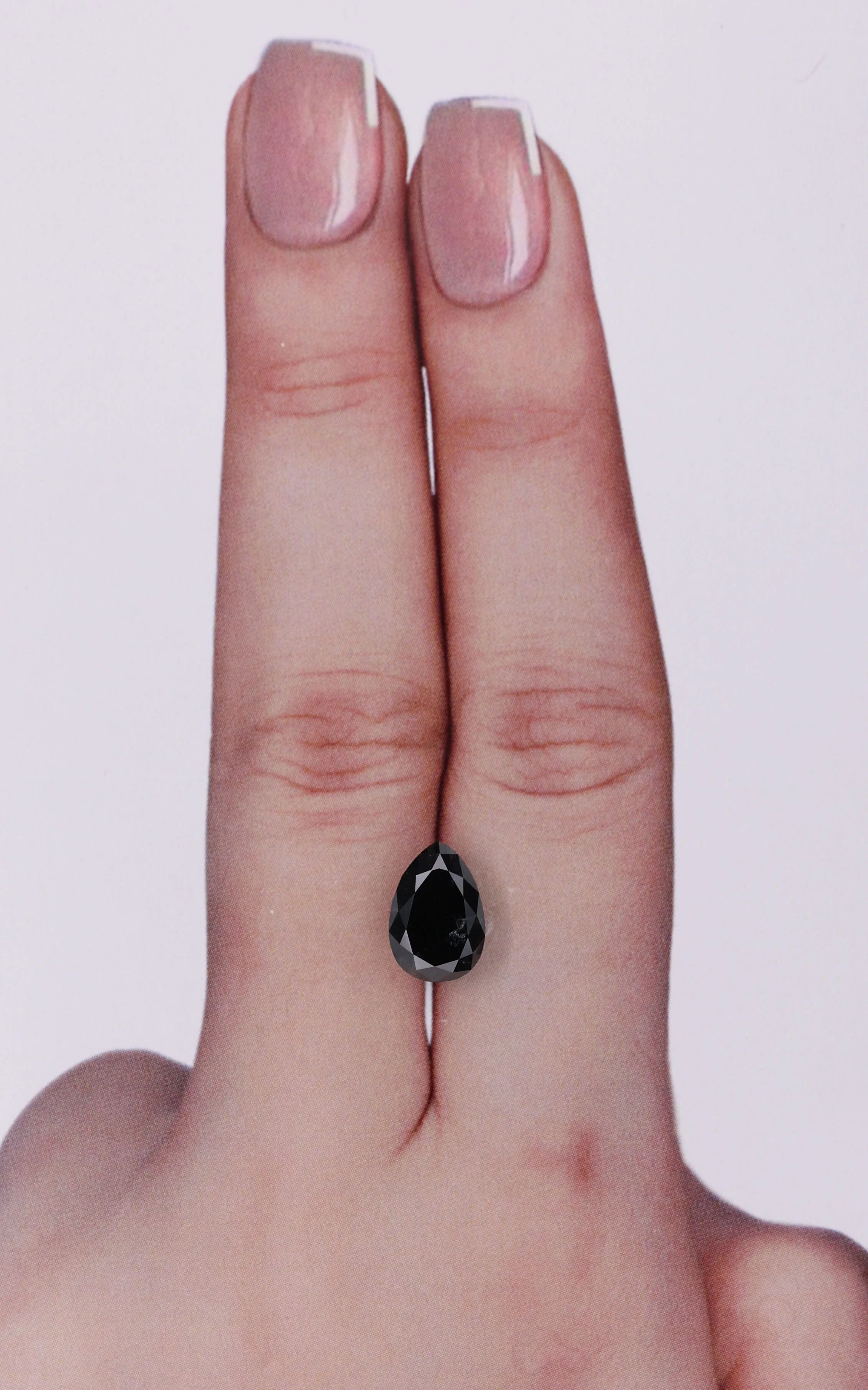 1.95 ct. Fancy Black/VVS2 Pear Diamond