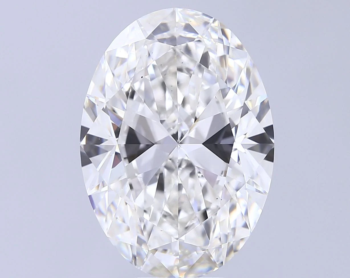 10.10 ct. F/VS1 Oval Lab Grown Diamond