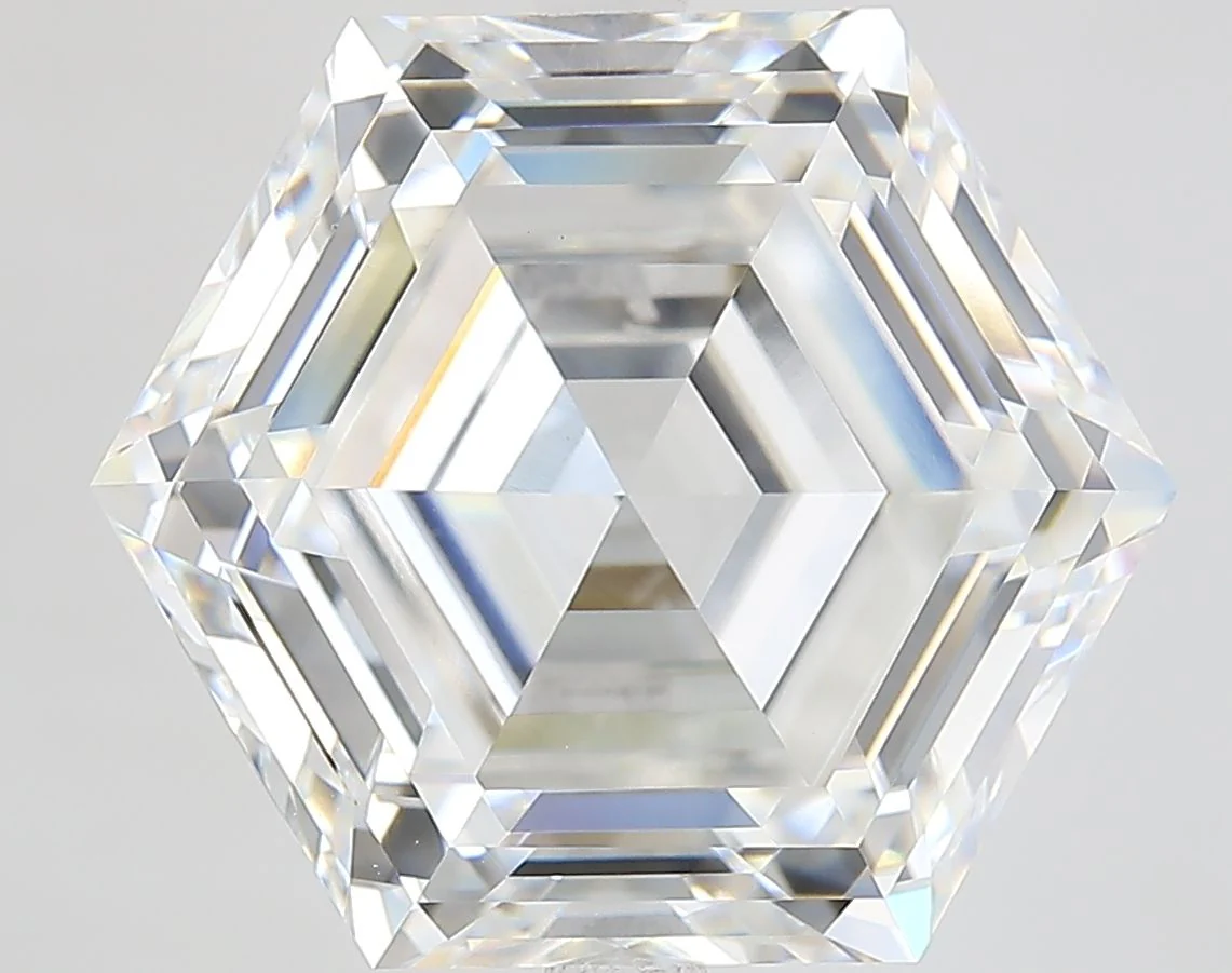 10.29 ct. E/VVS2 Hexagonal Lab Grown Diamond