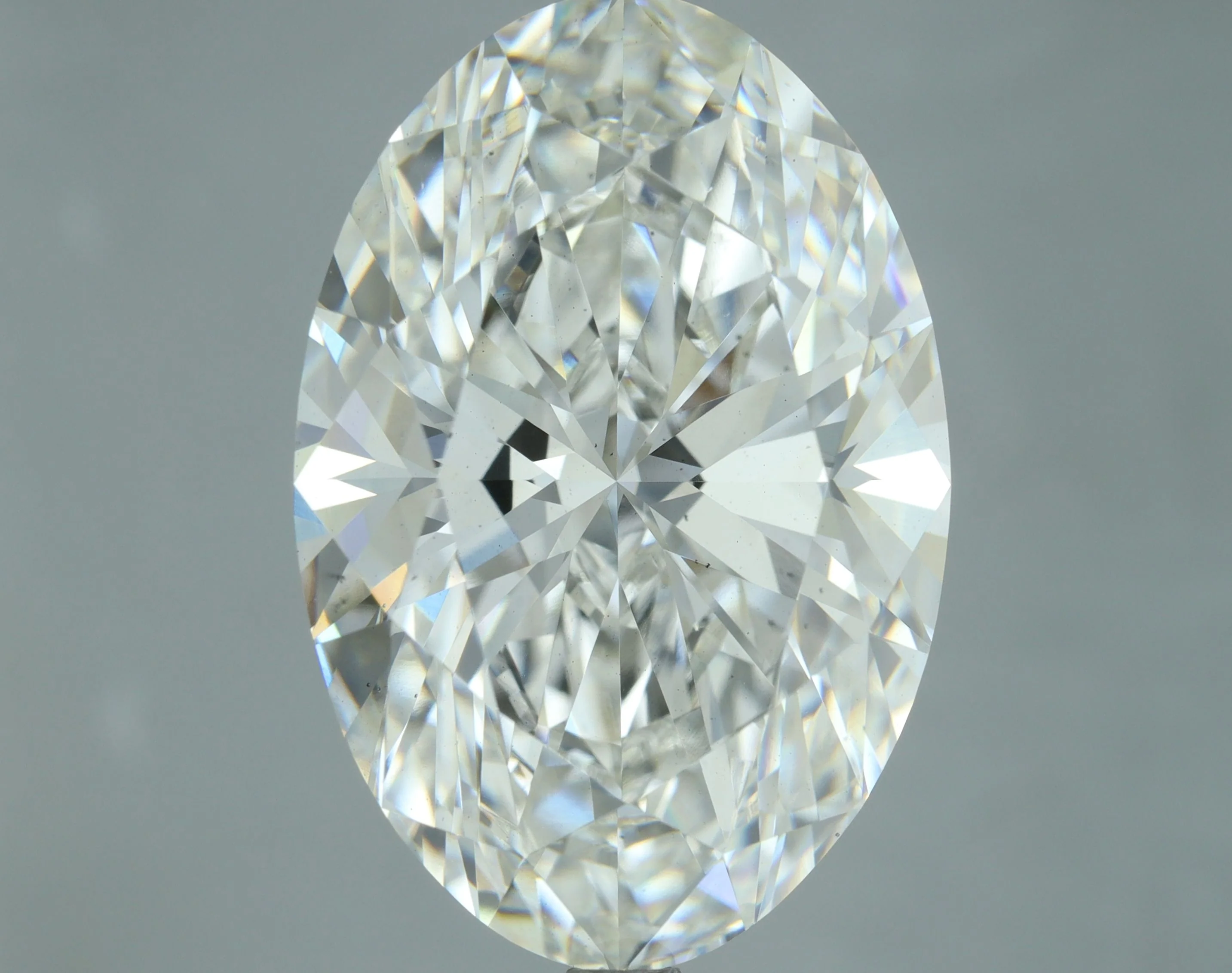 12.04 ct. F/VS2 Oval Lab Grown Diamond