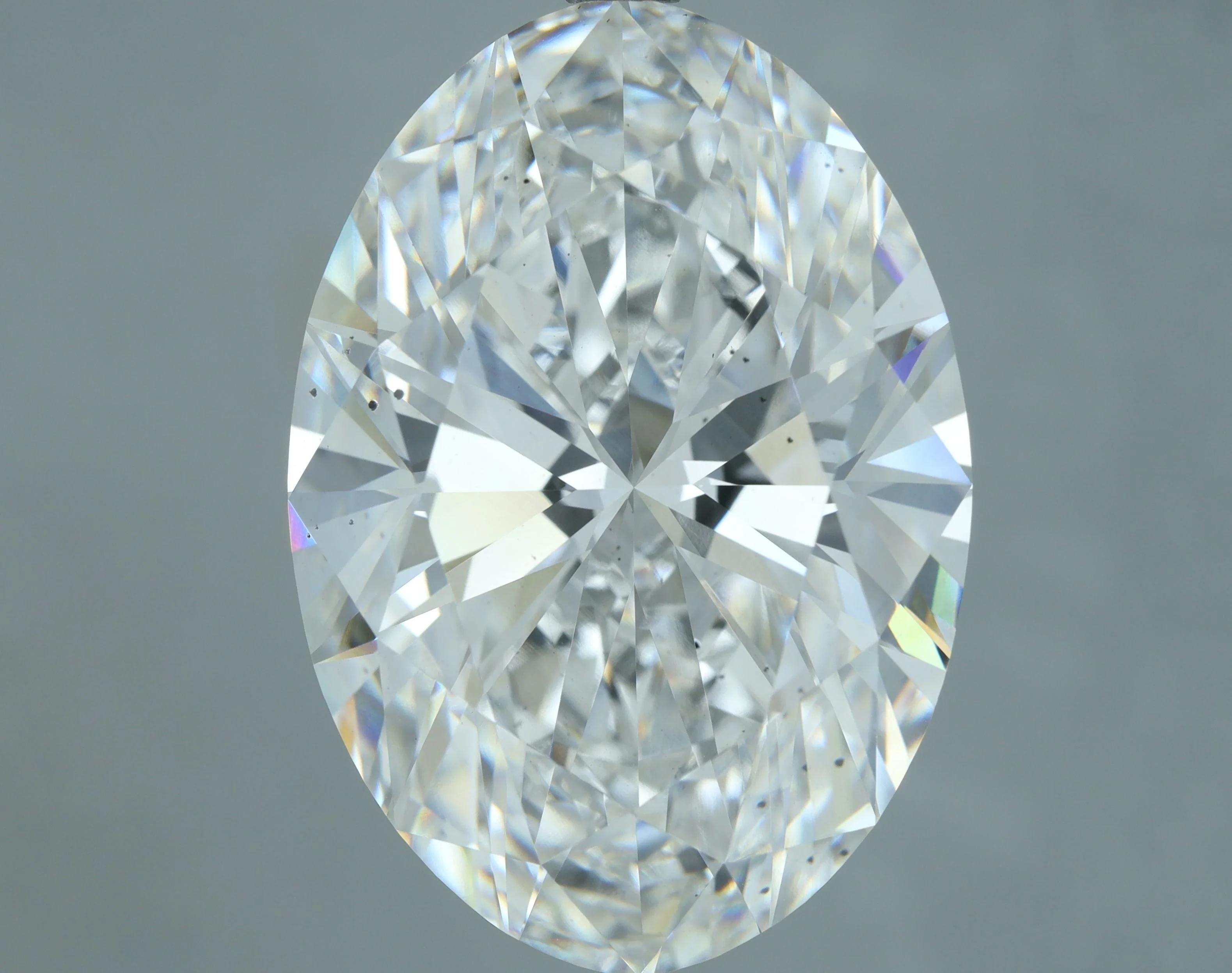 17.03 ct. F/VS2 Oval Lab Grown Diamond