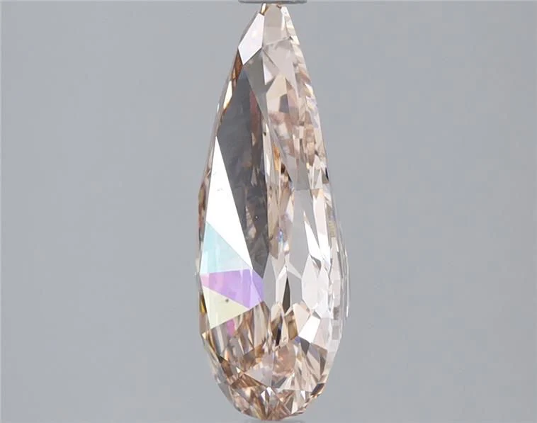 2.00 ct. Fancy Champagne/VS2 Pear Lab Grown Diamond