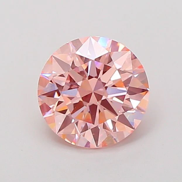 2.00 ct. Fancy Intense Pink/VS1 Round Lab Grown Diamond