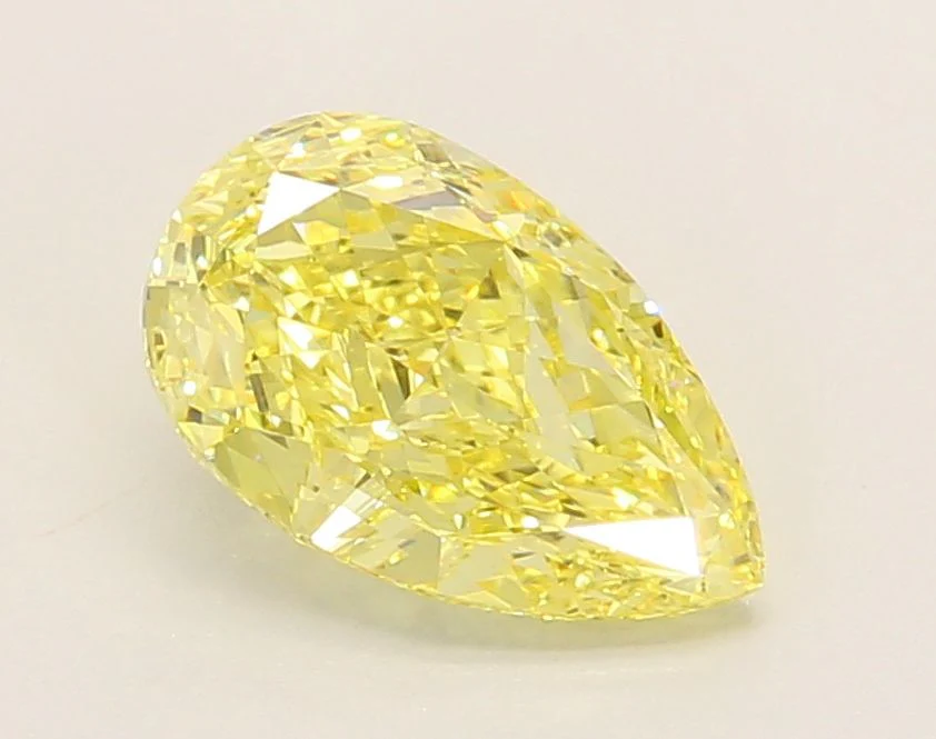 2.00 ct. Fancy Intense Yellow/VVS2 Pear Lab Grown Diamond - Image 2
