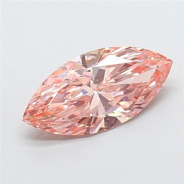 2.00 ct. Fancy Vivid Brownish Pink/SI1 Marquise Lab Grown Diamond