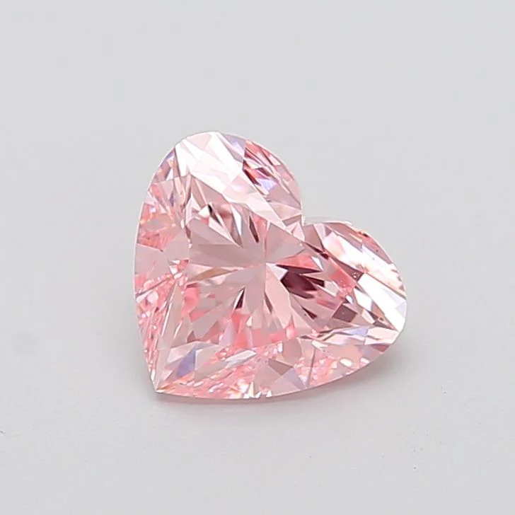 2.00 ct. Fancy Vivid Pink/VS1 Heart Lab Grown Diamond