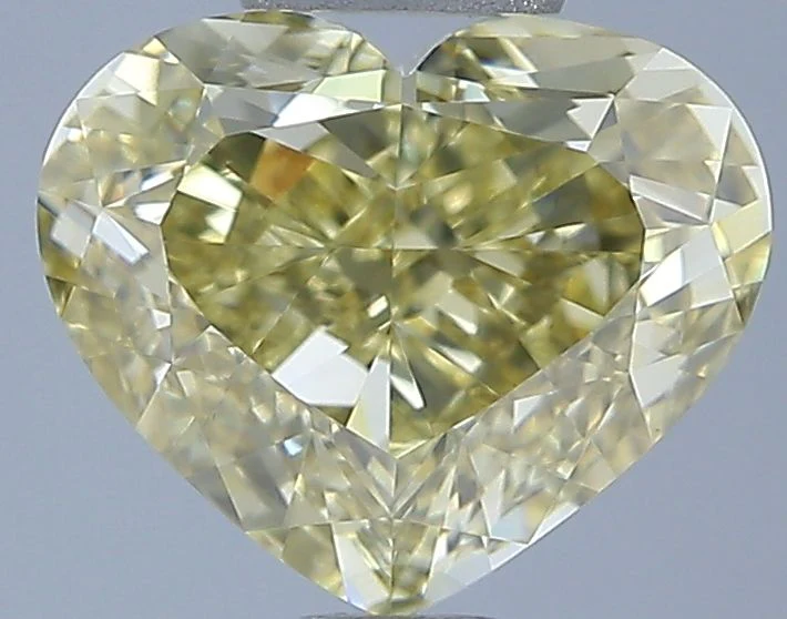 2.00 ct. Fancy Yellow/VS1 Heart Diamond