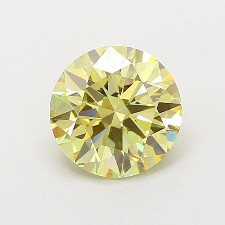 2.00 ct. Fancy Yellow/VS1 Round Lab Grown Diamond