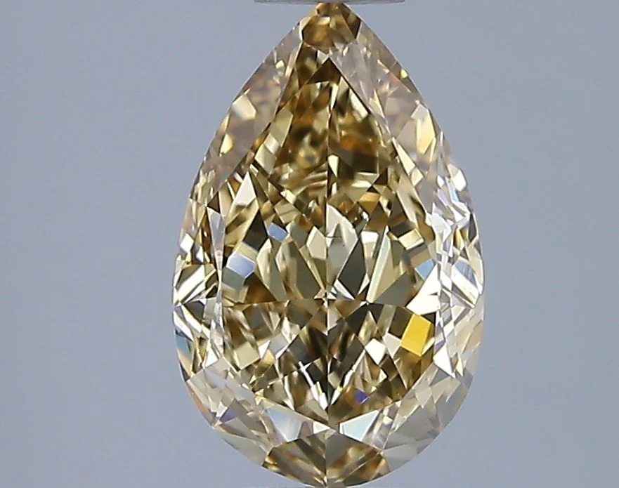 2.00 ct. Fancy Yellow/VS2 Pear Diamond