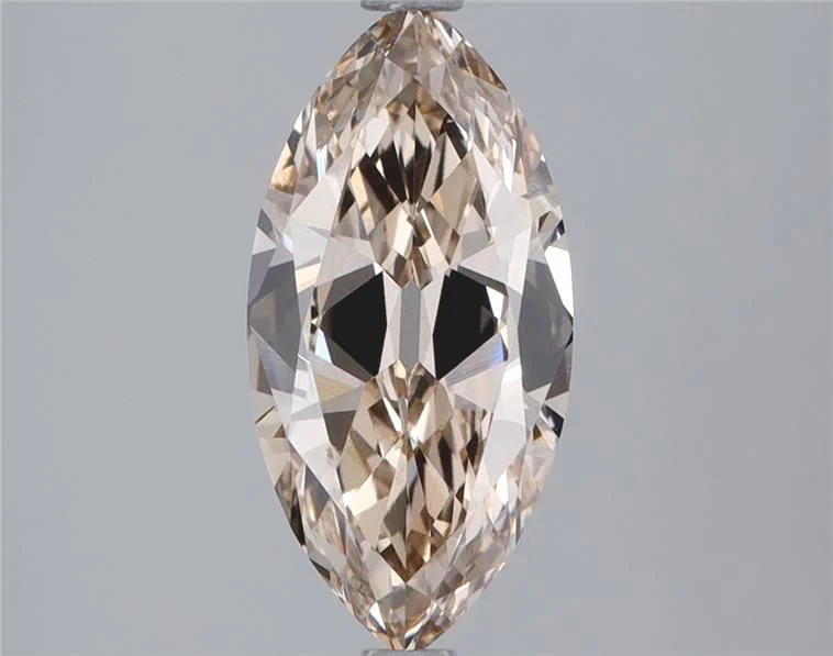 2.01 ct. Fancy Champagne/VS1 Marquise Lab Grown Diamond