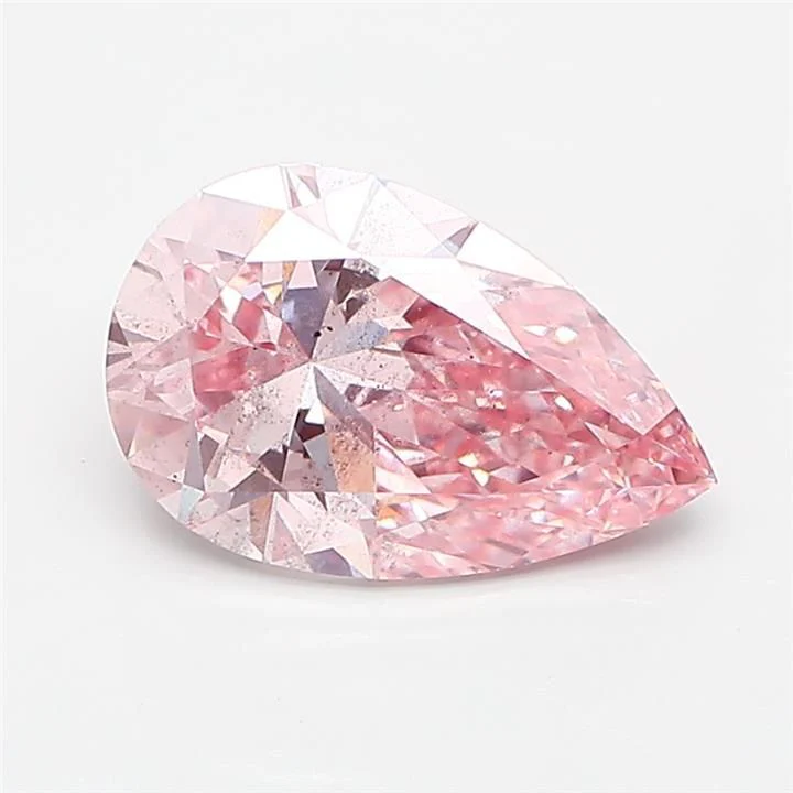 2.01 ct. Fancy Intense Pink/SI1 Pear Lab Grown Diamond