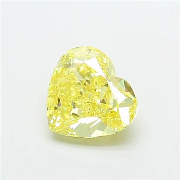 2.01 ct. Fancy Intense Yellow/VS2 Heart Lab Grown Diamond