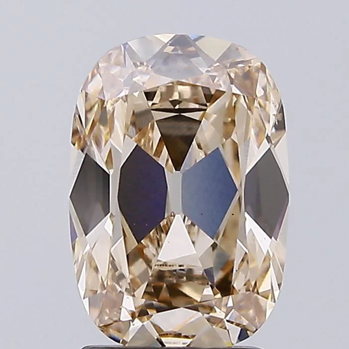 2.01 ct. Fancy Light Brown/VS2 Cushion Brilliant Lab Grown Diamond