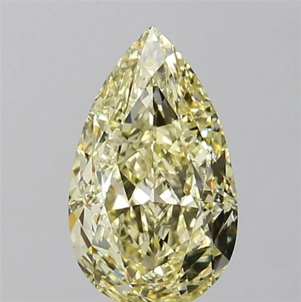 2.01 ct. Fancy Light Yellow/VS2 Pear Diamond