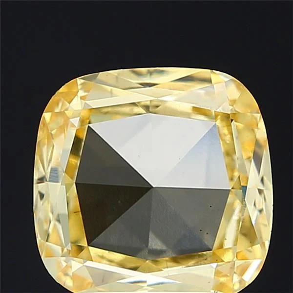 2.01 ct. Fancy Yellow/VS1 Cushion Lab Grown Diamond