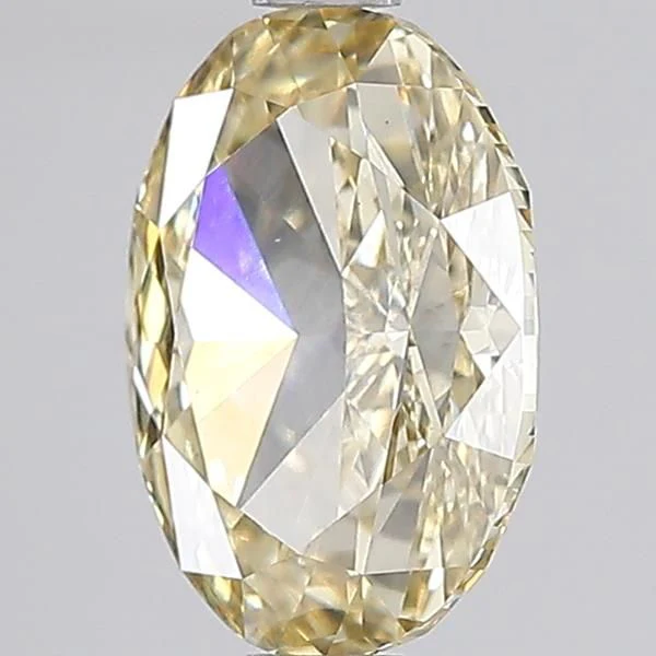 2.01 ct. Fancy Yellow/VS1 Oval Lab Grown Diamond