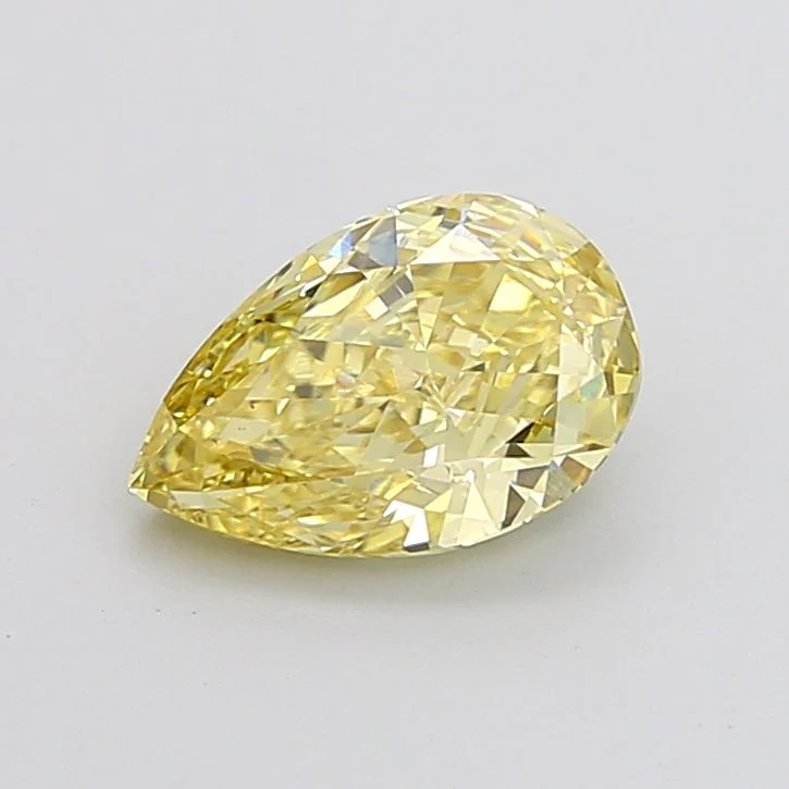 2.01 ct. Fancy Yellow/VS1 Pear Lab Grown Diamond
