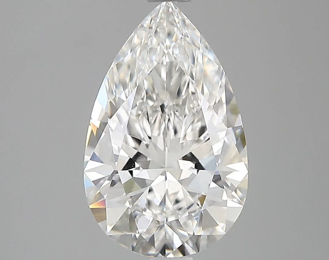 2.02 ct. F/VVS2 Pear Lab Grown Diamond