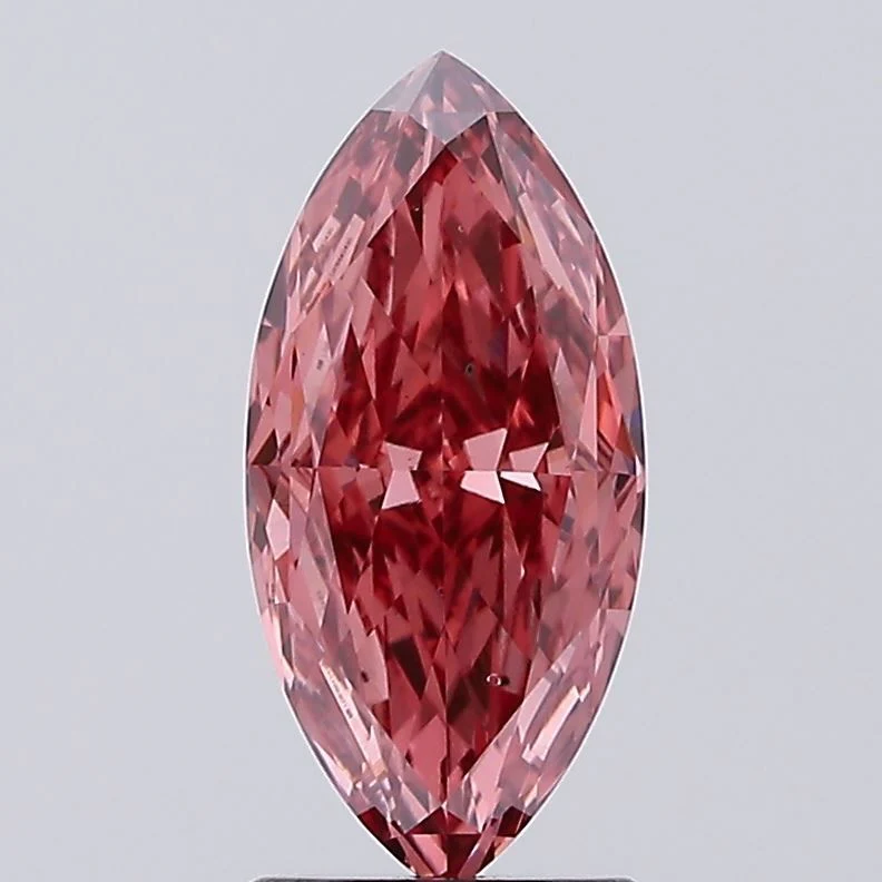 2.02 ct. Fancy Pinkish Brown/VS2 Marquise Lab Grown Diamond