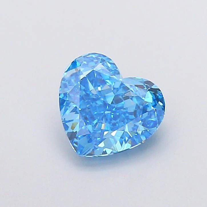 2.02 ct. Fancy Vivid Blue/VS1 Heart Lab Grown Diamond