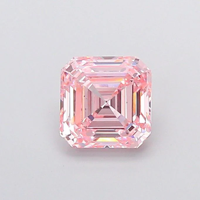 2.02 ct. Fancy Vivid Pink/VS1 Asscher Lab Grown Diamond