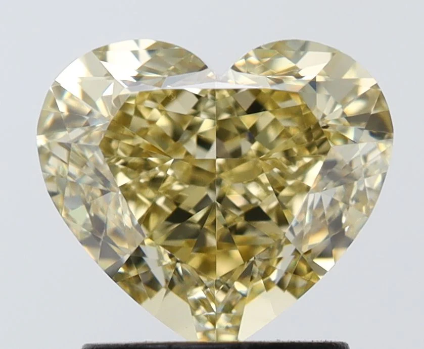 2.02 ct. Fancy Yellow/VS1 Heart Diamond