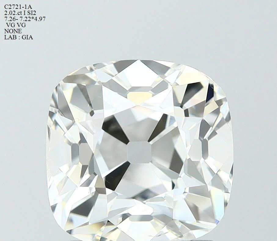 2.02 ct. I/SI2 Old Miner Diamond