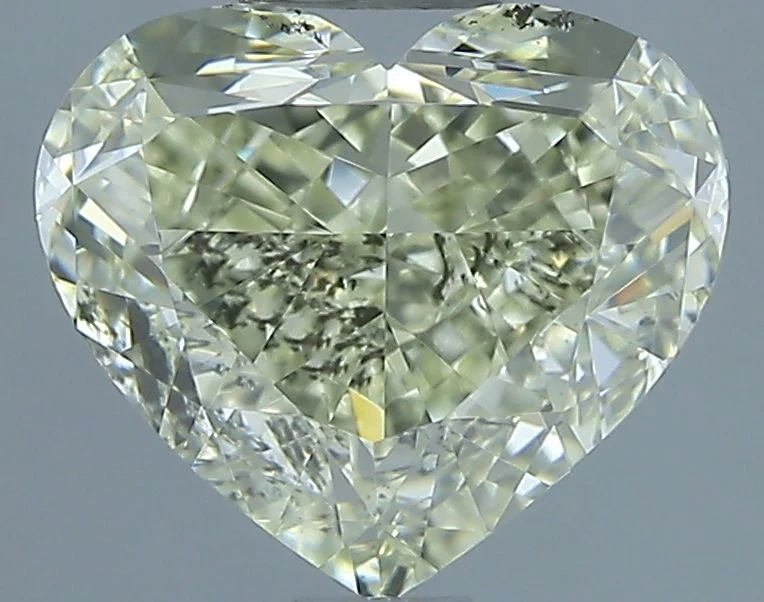 2.02 ct. S-T/I1 Heart Diamond