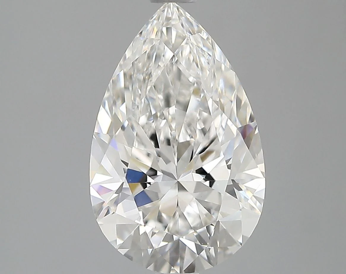 2.03 ct. F/VVS2 Pear Lab Grown Diamond