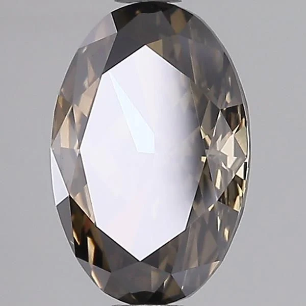 2.03 ct. Fancy Brown/VVS2 Oval Lab Grown Diamond