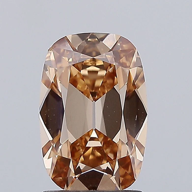 2.03 ct. Fancy Champagne/VS1 Old Miner Lab Grown Diamond
