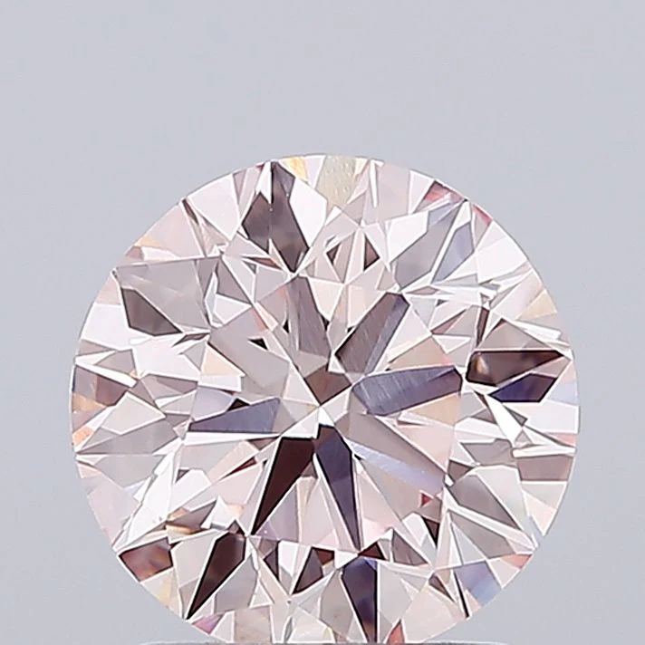 2.03 ct. Fancy Intense Pink/VS1 Round Lab Grown Diamond