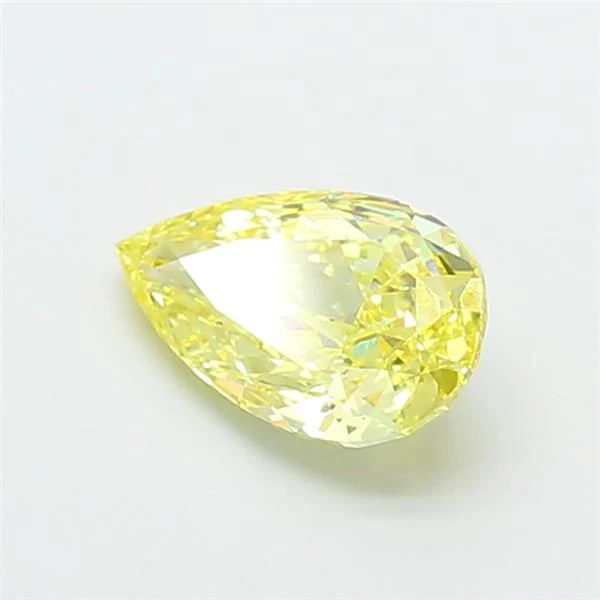 2.03 ct. Fancy Intense Yellow/VS1 Pear Lab Grown Diamond