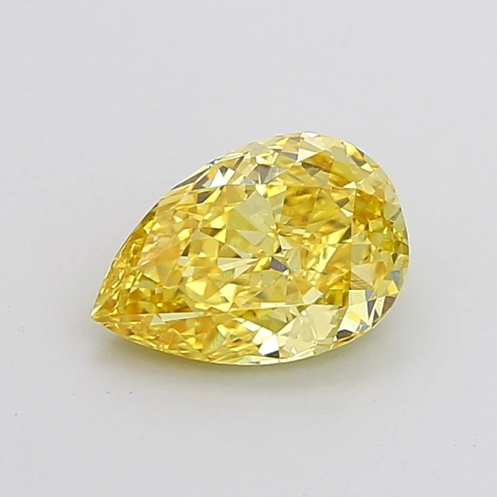2.03 ct. Fancy Intense Yellow/VVS2 Pear Lab Grown Diamond
